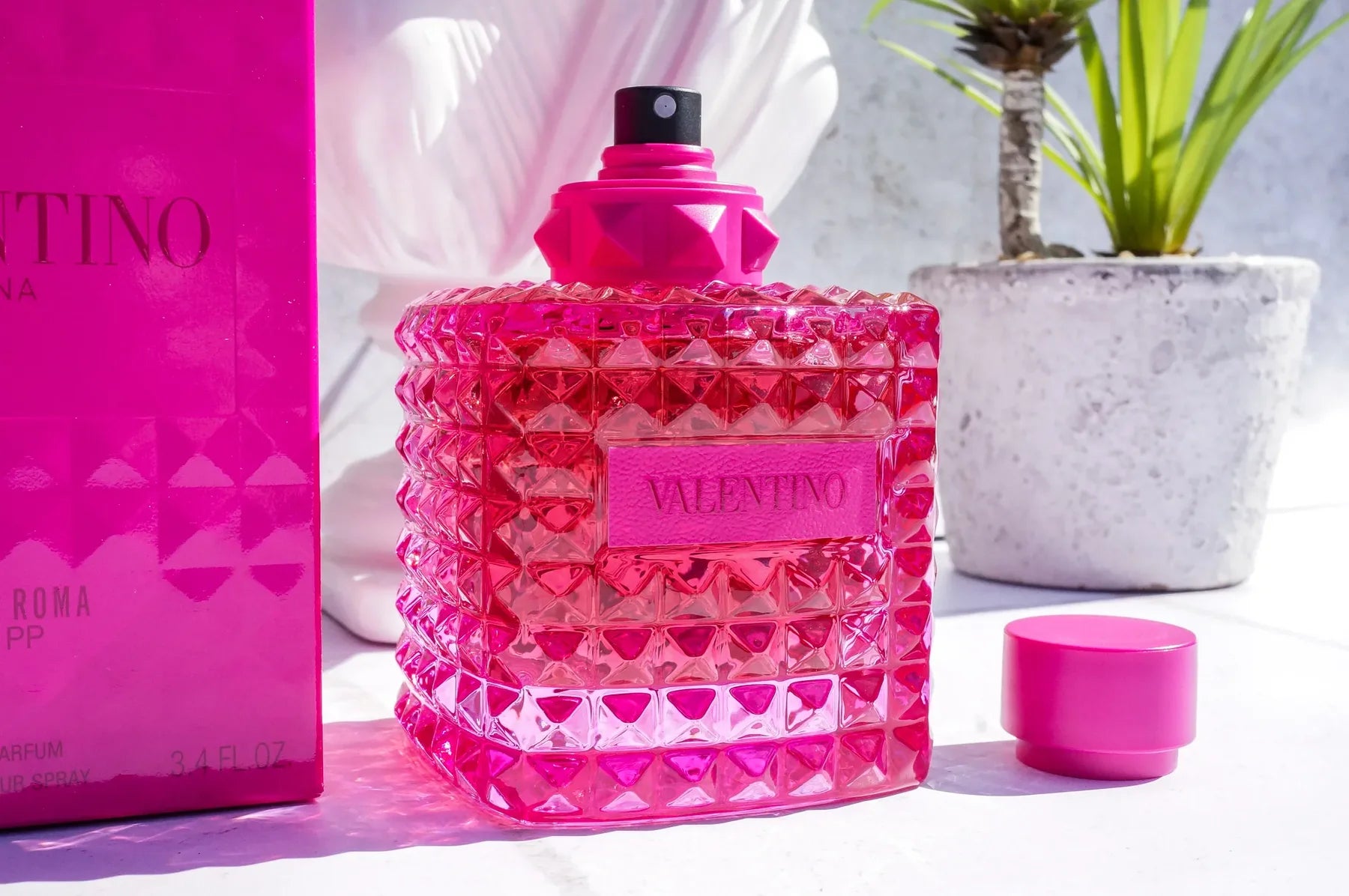 Women’s Floral Musk Eau De Parfum – Long Lasting Luxury Perfume 100ml | Born In Roma Pink PP by Valentino