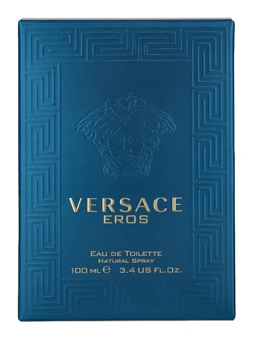 Men’s Fresh Woody Eau De Toilette – Mint Citrus Long Lasting Cologne 3.4 Ounce | Eros by Versace