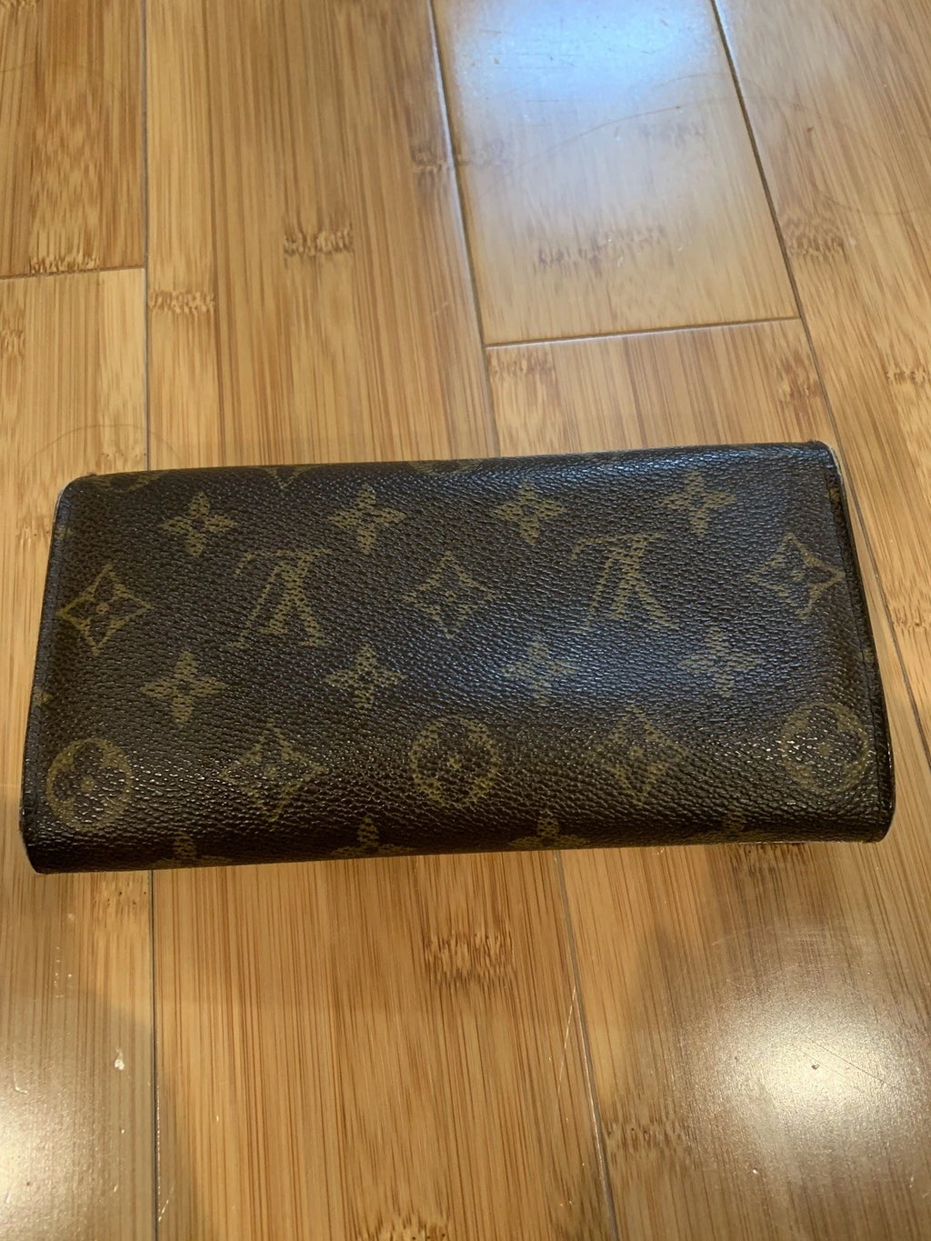 Monogram Long Wallet – Classic Designer Style Flap Wallet with Multiple Card Slots